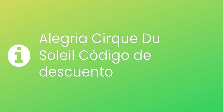 Alegria Cirque Du Soleil Header