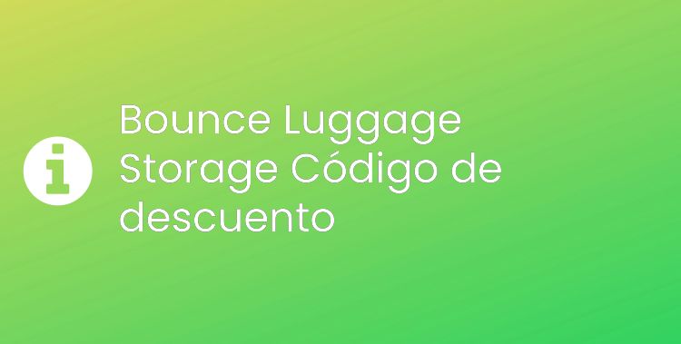 Bounce Luggage Storage Header