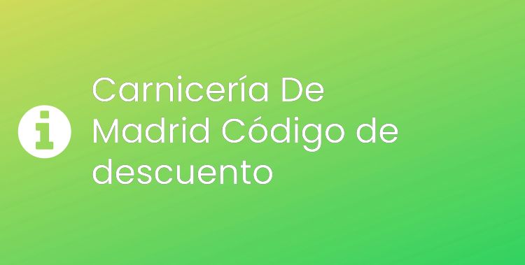 Carnicería De Madrid Header