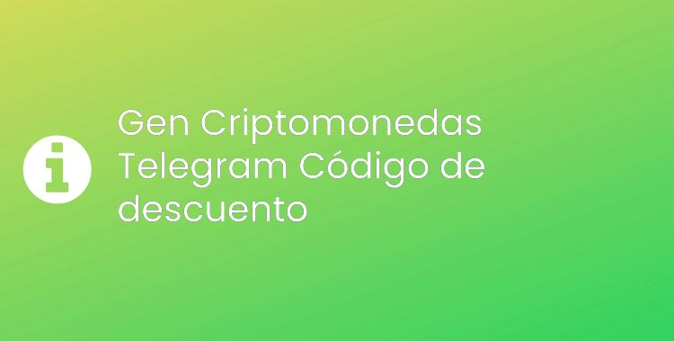 Gen Criptomonedas Telegram Header