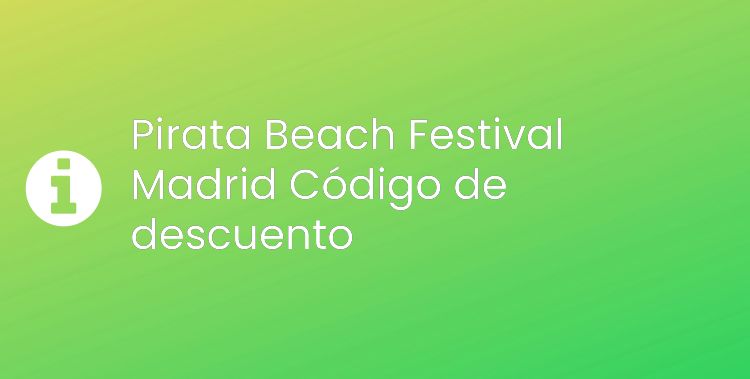 Pirata Beach Festival Madrid Header