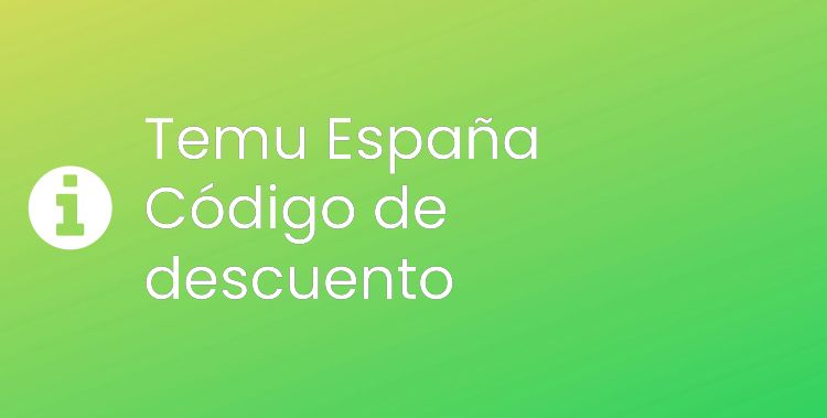 Temu España Header