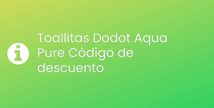 Toallitas Dodot Aqua Pure Header